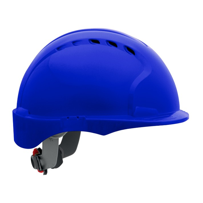 Evolution® Deluxe Short Brim Hard Hat w/ 6-Point Polyester Suspension & Wheel Ratchet Adjustment, Vented