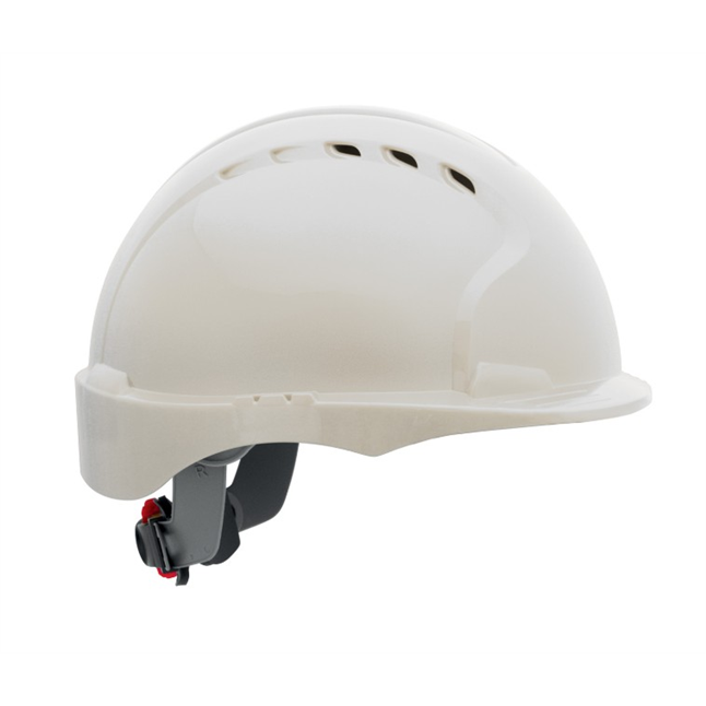 Evolution® Deluxe Short Brim Hard Hat w/ 6-Point Polyester Suspension & Wheel Ratchet Adjustment, Vented