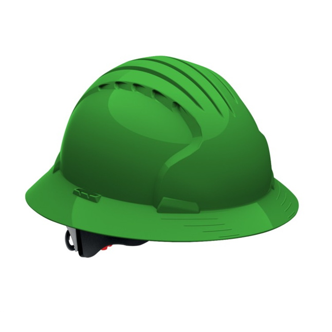 Evolution® Deluxe Full Brim Type I Hard Hat w/ 6-Point Ratchet Suspension