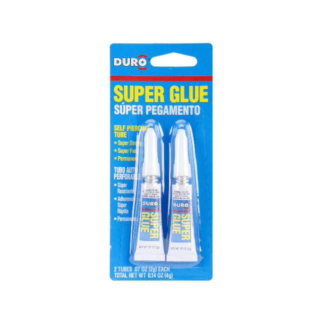 Duro Super Glue, .07oz, 2/pack
