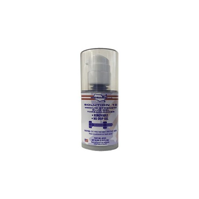 MRO Solutions Solution 10 Threadlocker Medium, 50mL