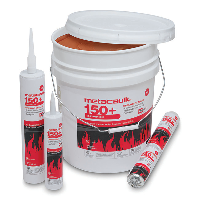 Metacaulk® 150+ General Purpose Firestop Sealant, 20.2 oz Foil Pack