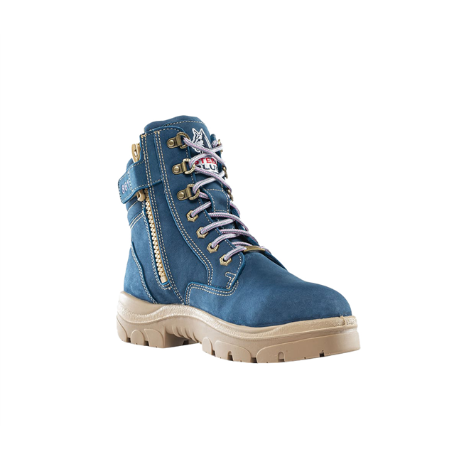 Steel Blue Women's 6" Southern Cross Zip Steel Toe Boot