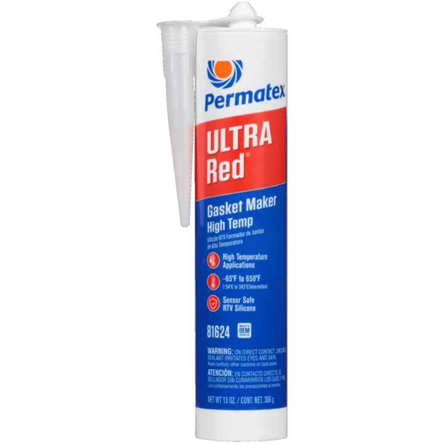 Permatex® Ultra Red® RTV Silicone Gasket Maker, 11oz