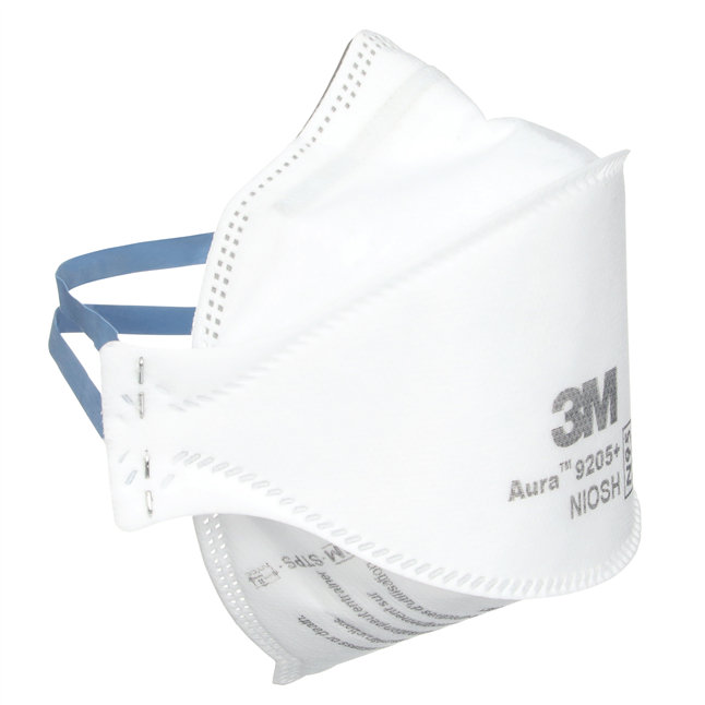 3M Aura 9205+ N95 Respirator Masks – Disposable, Genuine 3M – 50 Pack