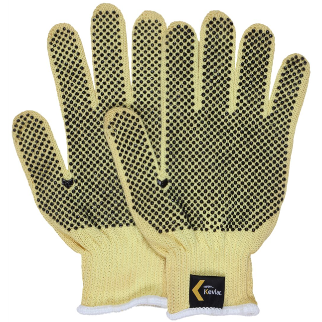 100% Kevlar® PVC Dotted Knit Glove