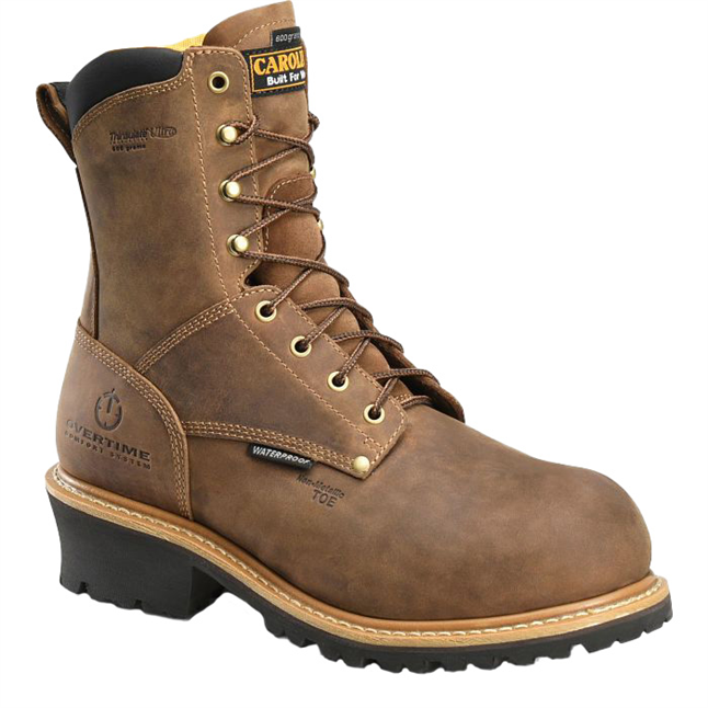 Carolina® Men's 8" Poplar Waterproof Composite Toe Logger Boot