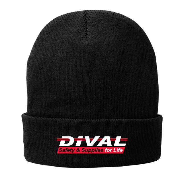 Port & Company Knit Beanie Cap with DiVal Logo