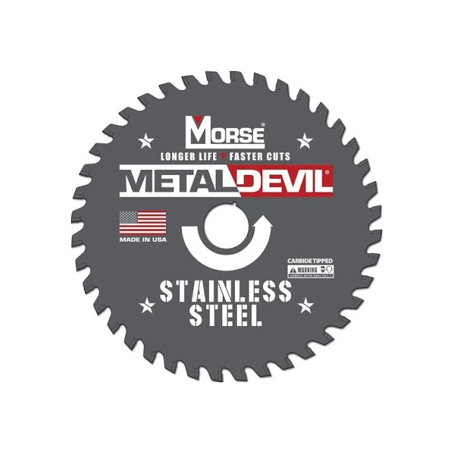 Morse Metal Devil® Stainless Steel Cutting Circular Saw Blades