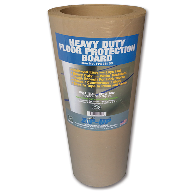 Zip-Up™ Heavy Duty Water Resistant Floor Protection Board