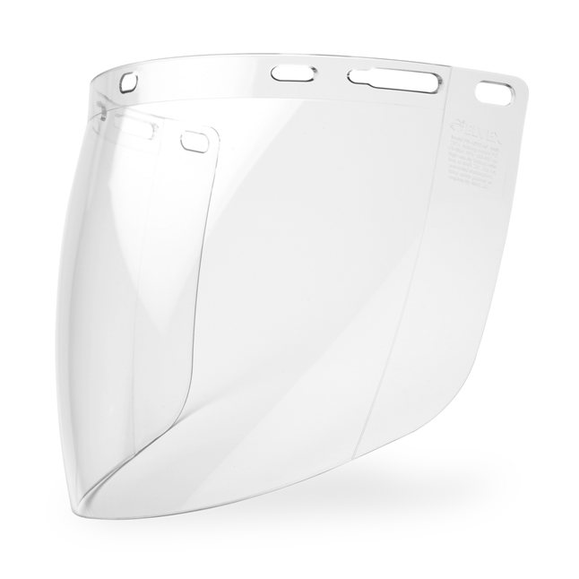 Elvex Molded Aspherical Polycarbonate Visor, 8" x 16"