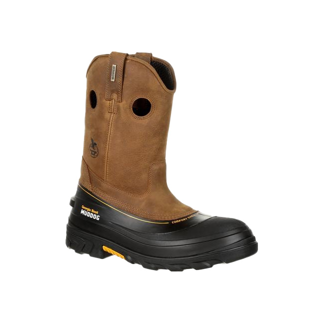Georgia Men's Muddog Waterproof Composite Toe Wellington Boot