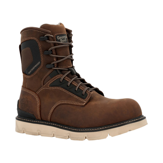 Georgia Men's 8" Carbon Flex Wedge Waterproof Carbon Toe Boot