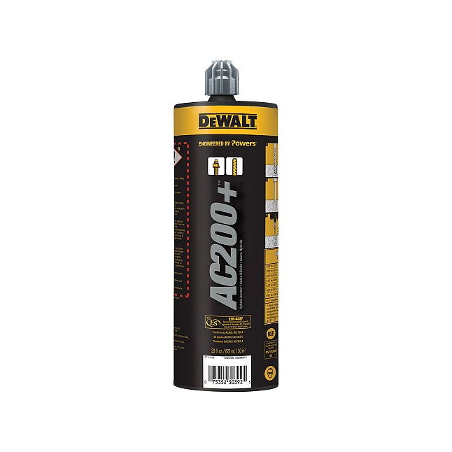 DeWALT AC200+ Epoxy Chemical Anchoring System