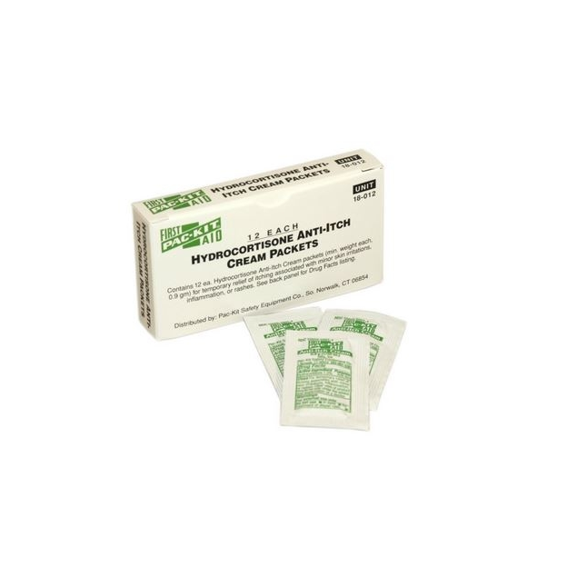Pac-Kit Hydrocortisone Anti-Itch Cream Packets