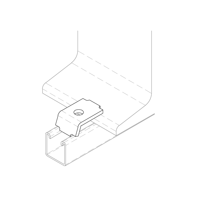 1-Hole Strut Beam Clamp