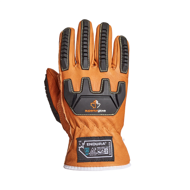 Superior Glove® Endura Pro™ ANSI A5 Cut, 2 Impact, Goatskin, Driver Glove