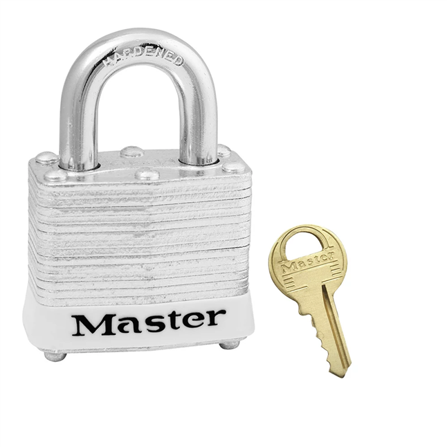 Master Lock® Laminated Steel Padlock, Keyed Different