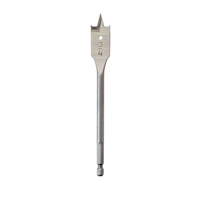 Milwaukee® Flat Wood Boring Bit, 6" Length