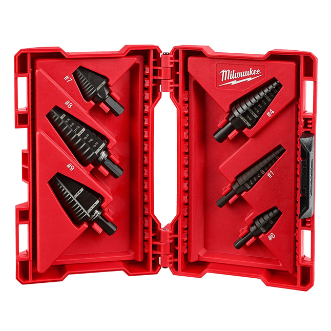 Milwaukee® Step Drill Bit Set, 6 Pieces
