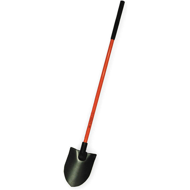 Nupla Non-Conductive Round Point Shovel