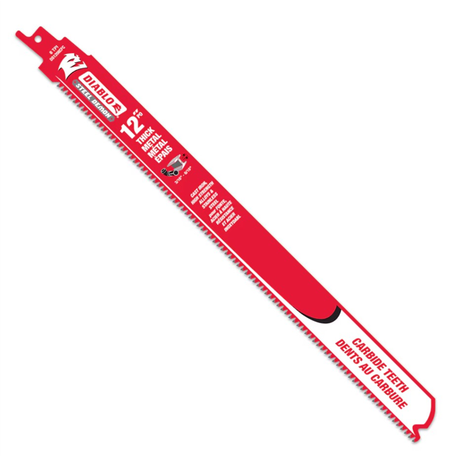 Diablo Steel Demon™ Carbode Reciprocating Saw Blades for Thick Metal, 10/pack