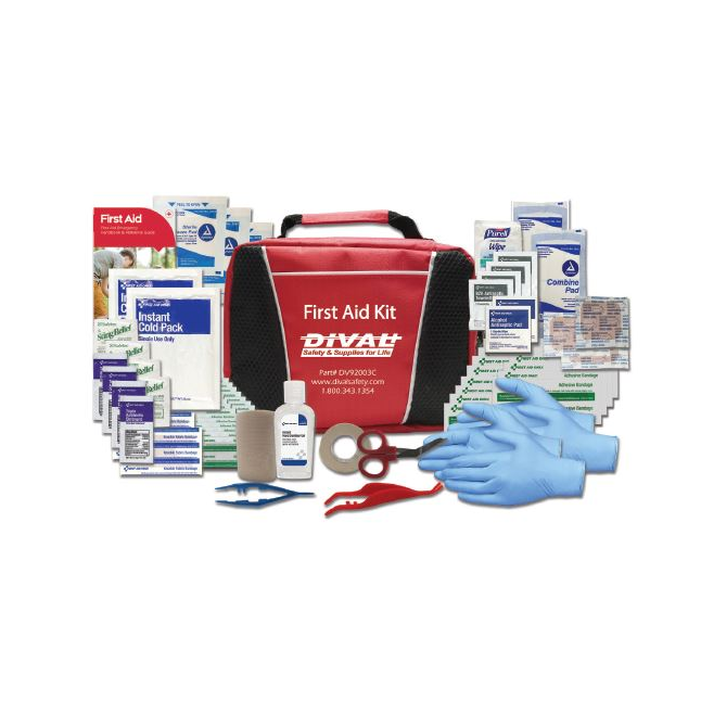 DiVal All Purpose Softsided First Aid Kit