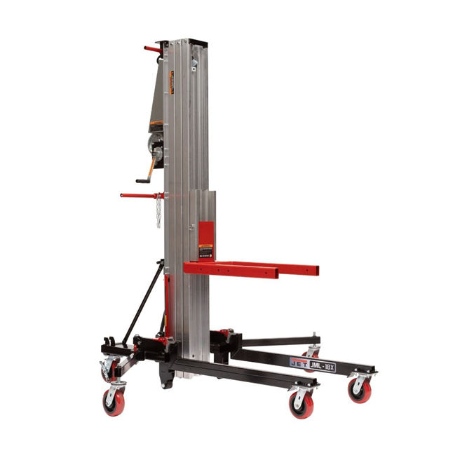 JET Material Lift, 650lb Capacity, 18' Lift Height