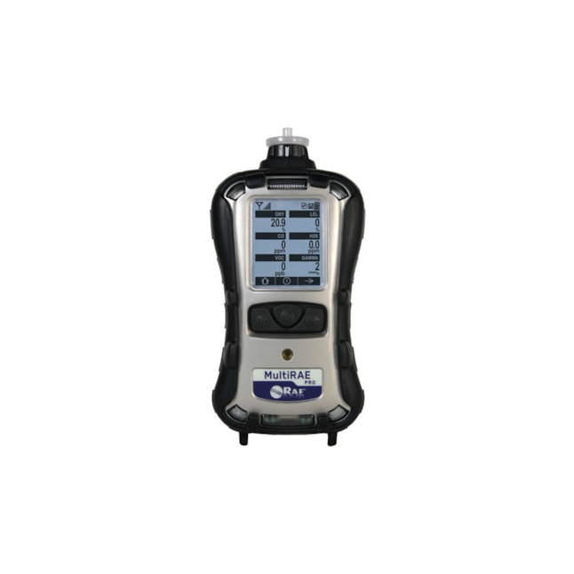 MultiRAE Pro-Pumped Gas Monitor(10.6 eV PID/LEL/H2S/CO/O2) w/ Battery, Boot, Charger, Adapters, Probe, Tool Kit, Case, Unit Only
