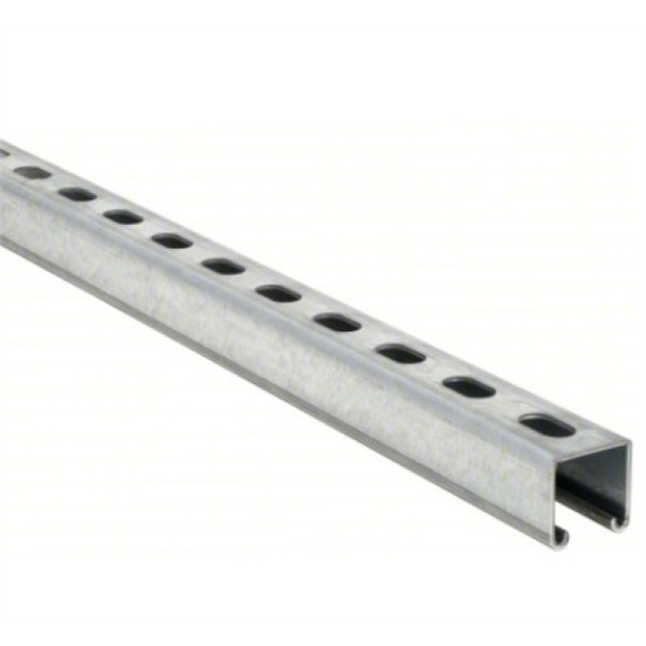 12 Gauge Channel Strut w/ Slots, EG, 1-5/8"