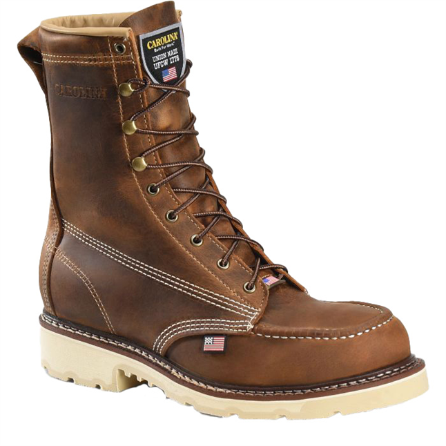 Carolina Men's 8" Ferric USA Steel Toe Work Boot