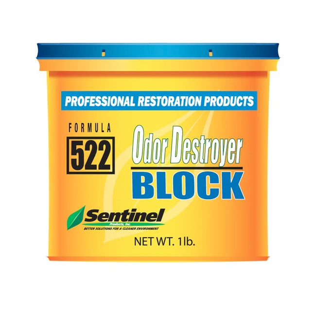 Sentinel 522 Odor Destroyer Block, 1 lb, 24/cs