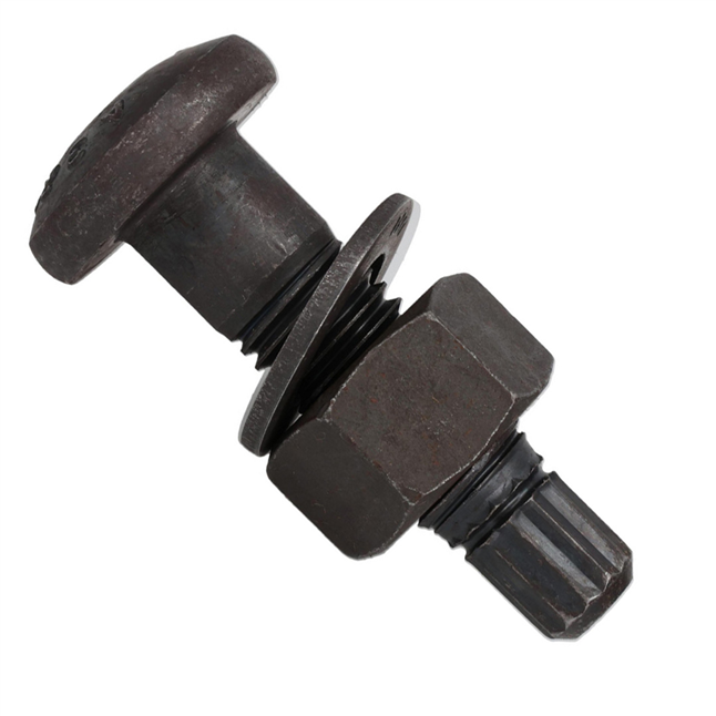 Nucor® A490 Tension Control Bolt, Plain Finish, 7/8" Diameter