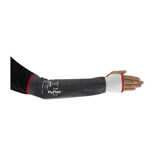 Ansell HyFlex® 11-281 ANSI A4 Cut 12" Sleeve w/ Thumb Hole