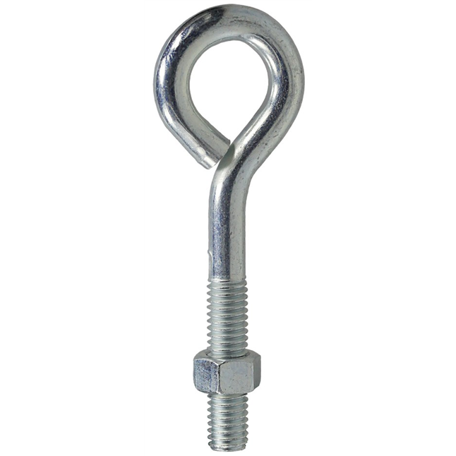 Stainless Steel Eyebolt with Nut, 5/16"