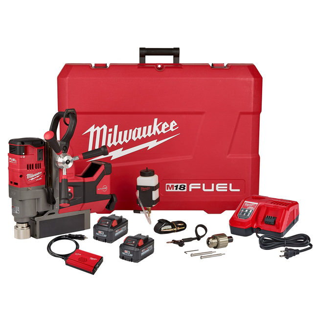 Milwaukee® M18 FUEL™ 1-1/2" Lineman Magnetic Drill High Demand™ Kit
