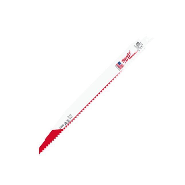 Milwaukee® AX™ 5 TPI SAWZALL® Blade, 12"