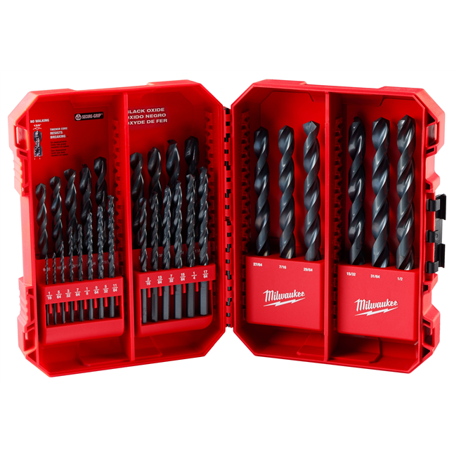 Milwaukee® THUNDERBOLT® Black Oxide Drill Bit Set, 29pc Main Image
