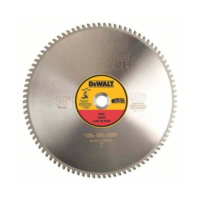 DeWalt Metal Cutting Blade 14", 90T, 1" Arbor Ferrous
