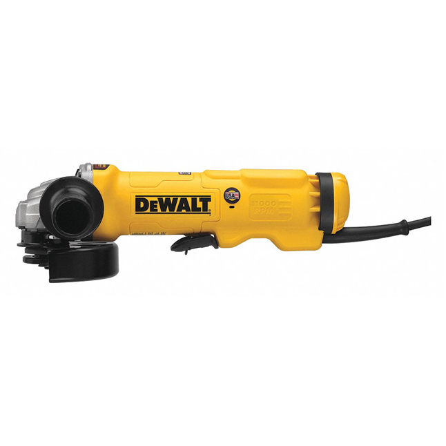 DeWALT® Paddle Switch Grinder w/ No Lock-On, 4-1/2" to 5"