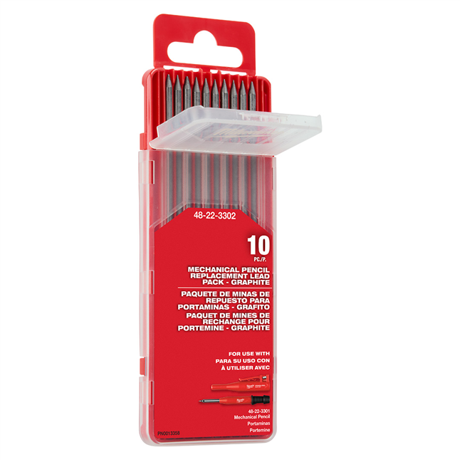 Milwaukee® Mechanical Pencil Graphite Replacement Lead, 10 Pieces