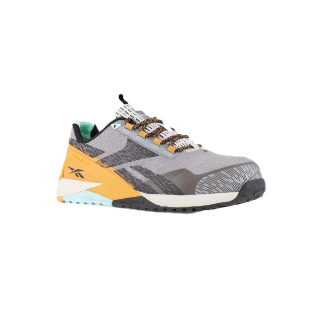 Reebok Nano X1 adventure work shoe, EH comp toe, grey/clay