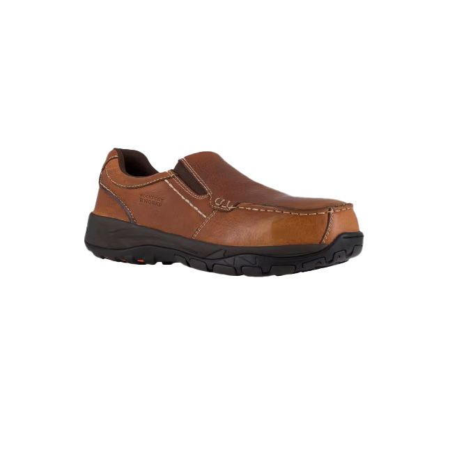 Rockport ESD composite toe shoe, brown, men's