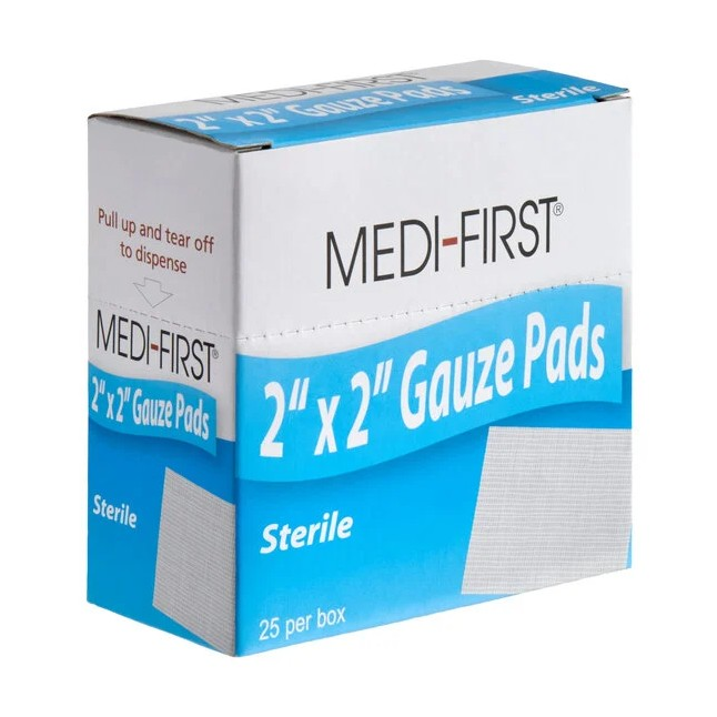 Medi-First® Sterile Gauze Pads, 25 per box