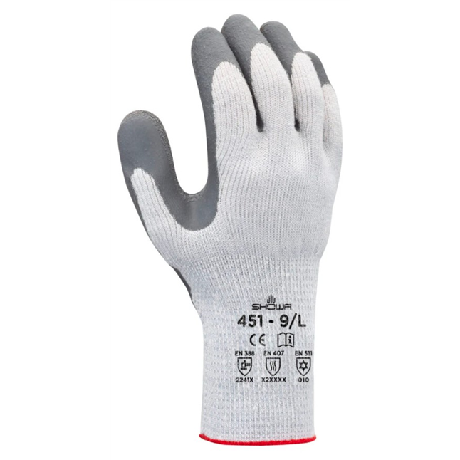 Showa® 451 Latex Palm Coated Multi-Purpose Cold Weather Gloves