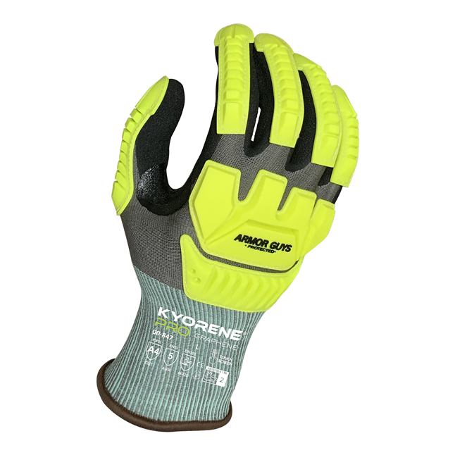 Armor Guys Kyorene Pro® ANSI A4 Cut, Microfoam Nitrile, 18 Gauge Knit Glove