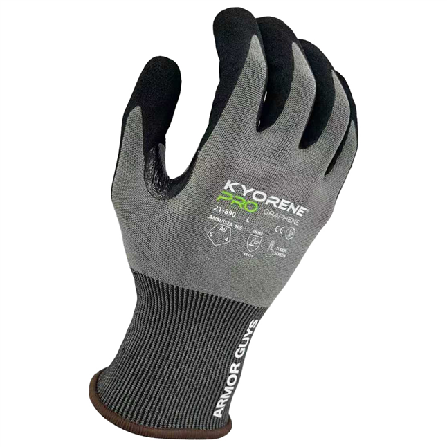 Kyorene Pro® ANSI A9 Cut, MicroFoam Nitrile, 21 gauge Knit Glove