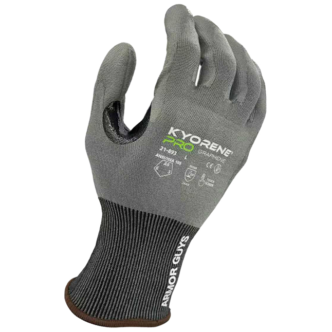 Armor Guys Kyorene Pro® ANSI A9 Cut, Polyurethane, 21 gauge Knit Glove