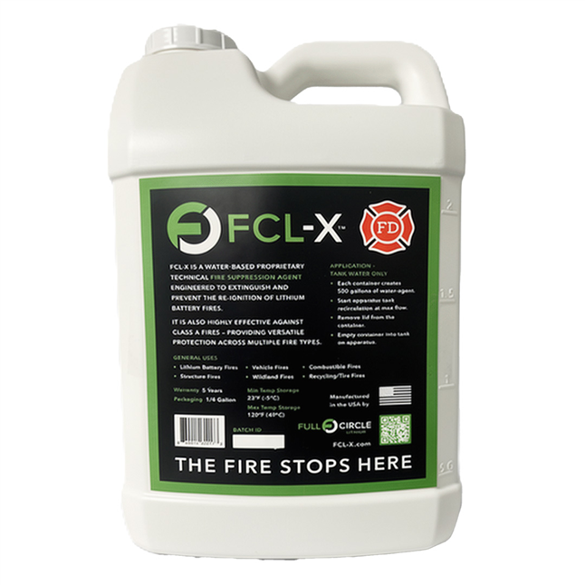 FCL X FD Lithium-Ion Fire Suppression Agent