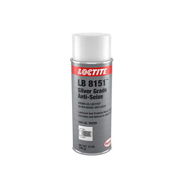 Loctite silver grade anti seize 12 oz aerosol, 12cn/cs